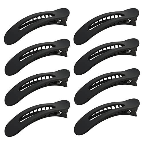Set de 8 pinzas de cocodrilo grandes para cabello miniatura 1