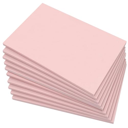 10 Pack 4x6 Pink Rubber Carving Blocks Linoleum Block for Stamp Maker Printmaking Supplies