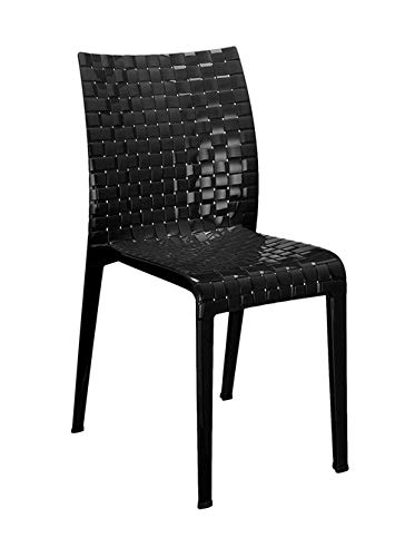 Preisvergleich Produktbild Kartell 05820E6 Ami Essstühle, Plastik, schwarz, 85 x 43 x 51 cm (2 Stück )