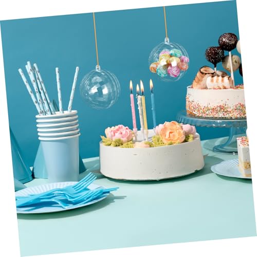Cajas de caramelo en forma de bola espejada FOMIYES, 5 piezas, decoración colgante para fiestas, bodas y cumpleaños miniatura 6