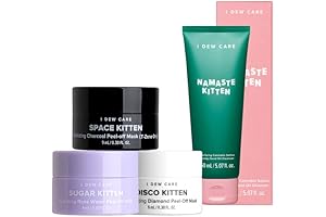 I DEW CARE Namaste Kitten Mini Meow Trio Peel Off Face Mask Set