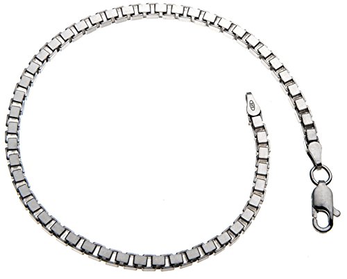 Hochwertiges Venezianerkette Armband 3mm Breite - 925 Silber, Länge wählbar 16-25cm