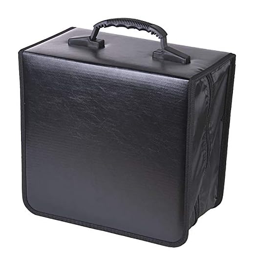 Oriolus PU Leather CD/DVD Binder Case Storage Holder (520 Disc Capacity)