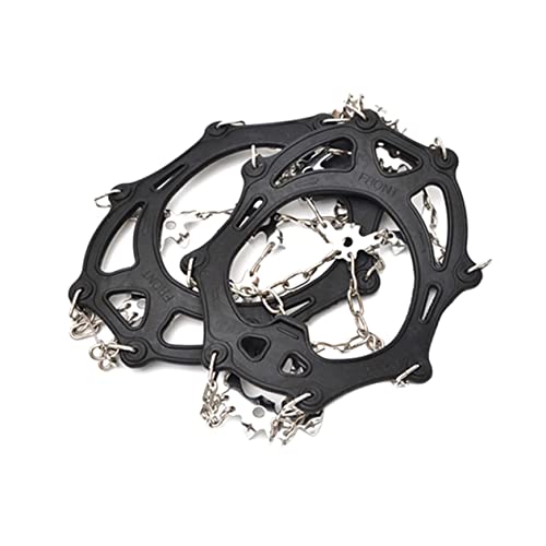 KESYOO Outdoor Winter Boot Spikes 19 Tooth Crampons Anti-Skid Grips for Ice Snow and Rough Terr