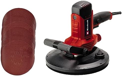 Disque Abrasif Einhell 200x20x40 Mm G80 - Pour Ponceuse Double TC-WD 200/150, Grain Gros Pour Métal, 2 Raccords Inclus