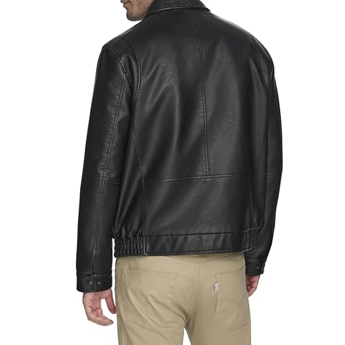 DOCKERS Men's James Faux Leather Jacket (Regular, Big & Tall Sizes)4