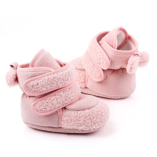 Newborn Baby Fluffy Fuzzy Booties Non-Slip Soft Sole for Toddler Boys Girls Infant Winter Warm Cozy Socks Shoes4