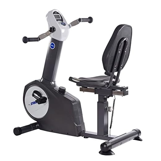 Stamina Elite Total Body Recumbent Exercise Bike w/ with Arm Exerciser & Smart Workout App, No Subscription Required - Stationary Workout Bike for Home w/ Large, Adjustable, Comfortable Seat