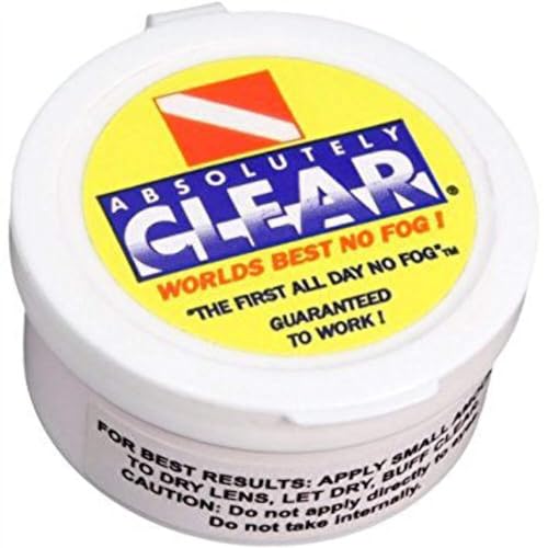 Cetacea Absolutely Clear Scuba Diving Snorkel Mask Defog Antifog Application Formula