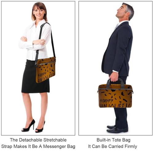 Bolso de portátil de 13 pulgadas antichoque con diseño original oscuro 7