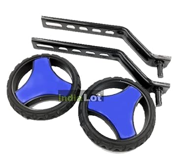 IndiaLot Kid's Adjustable Side Support Wheel Set for 14, 16, 18 & 20-inch Kids Bicycle (Color May Vary)