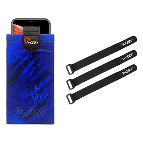 PHOOZY XP3 Antimicrobial Ultra Rugged Thermal Phone Case - Insulated Weatherproof Protection - AS SEEN ON Shark Tank - Protect Against Cold & Snow + Accessory Straps (3-Pack) for Quick Attachment Cover