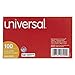 Universal Unruled Index Cards, 3 X 5, White, 100/pack