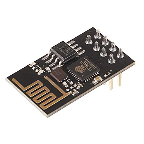ALMOCN 4PCS ESP8266 ESP-01 Serial WiFi Module Wireless Transceiver Development Board 1MB SPI Flash DC3.0-3.6V LWIP AP+STA Compatible with Arduino