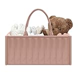 Utilisation à long terme : ce panier sert d'abord de rangement des couches et se transforme plus tard en panier à jouets ou à livres d'images qui accompagnera votre enfant pendant sa croissance.