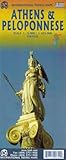 Athens & Peloponnes Travel Map 1:8K/625K