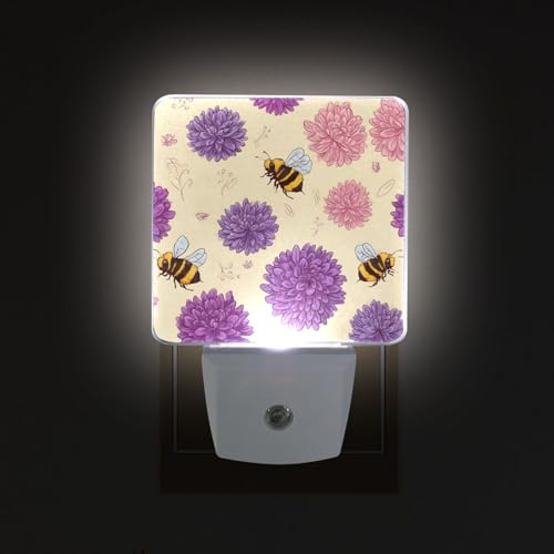Lámpara de noche LED con sensor de luz automática miniatura 2