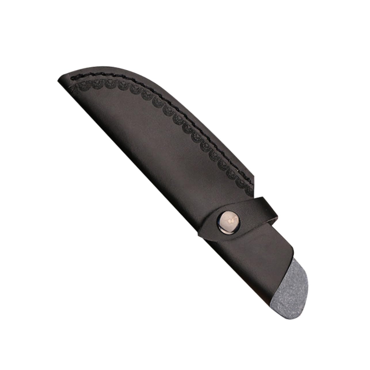 Ciieeo Portable Knife Protector Cover Black Leather Storage for Knife Travel Organization for Kitchen Use Heavy Duty Design for Lasting Protection