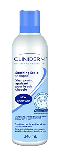 Cliniderm Neutral Ph Gentle Hair Care for Sensitive, Allergic, Reactive or Dry Scalp. (Soothing Scalp Shampoo 240ml)