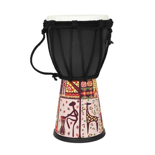 4 インチポータブルアフリカドラム子供ハンドダームパーカッション楽器リズム演奏おもちゃ大人子供のため