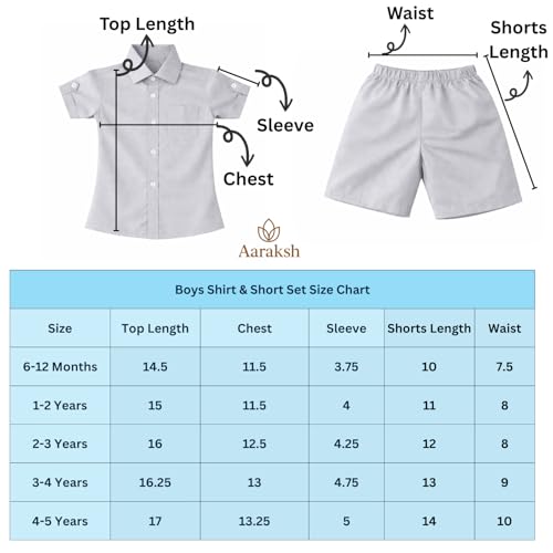 Image of Boys Shirt & Shorts Co-ord Set Kids Regular Wear Clothes Outfit