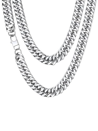ChainsHouse Grosse Maillon Cubain Chaine Ras de Cou Acier...
