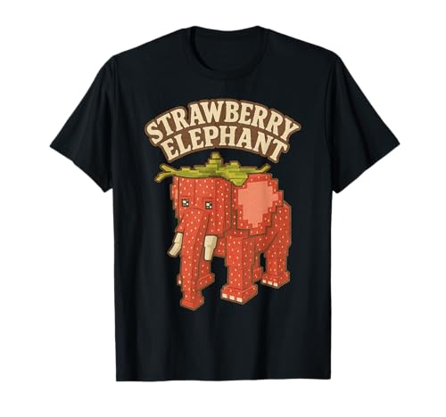 Fraise éléphant drôle Italien Brainrot Kids Gaming Meme T-Shirt