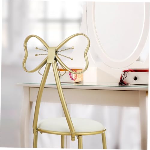 Chaise de maquillage moderne OUNONA pour soulager le dos avec dossier nœud