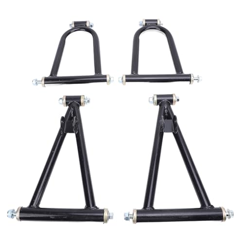 KIMISS Front Suspension Swing Arm Assembly Kit for ATV Quad Go Kart - 7 Upper Lower Arms Metal, Reduce Vibration & Noise, Enhance Stability for Vehicles