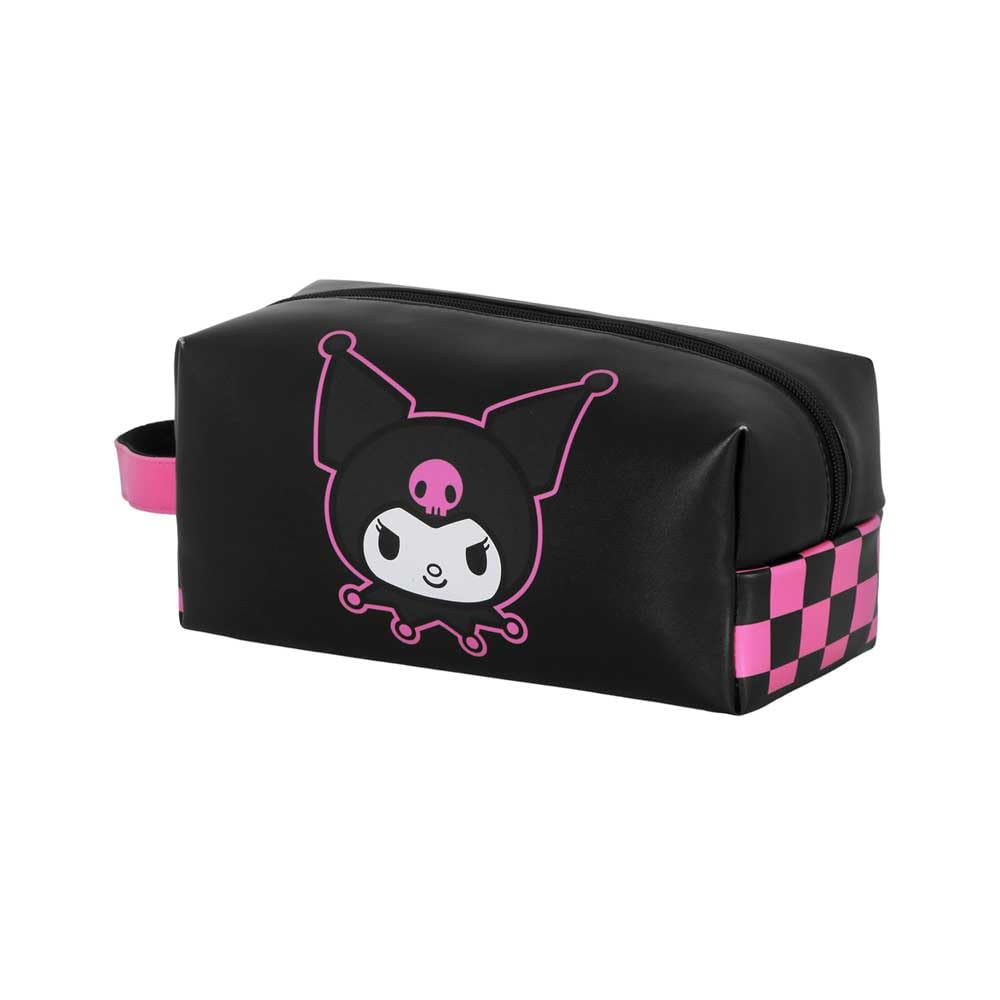 Sanrio Kuromi Chess-Plus Brick Travel Toiletry Bag, Multicolour, 27 x 13 cm