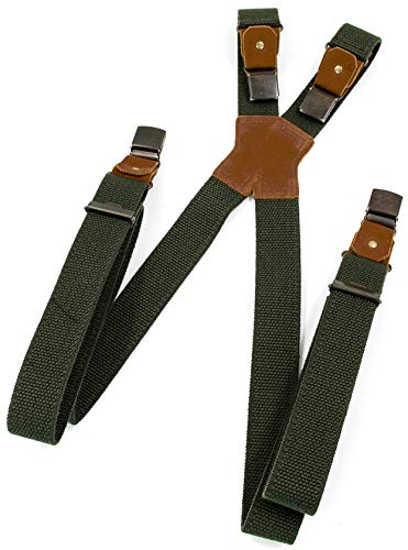 Luise Steiner Hosenträger mit extra starken Clips & Gummi Spezialhosenträger für Herren Trachtenaccessoires Trachtenhosenträger für Lederhosen Cover