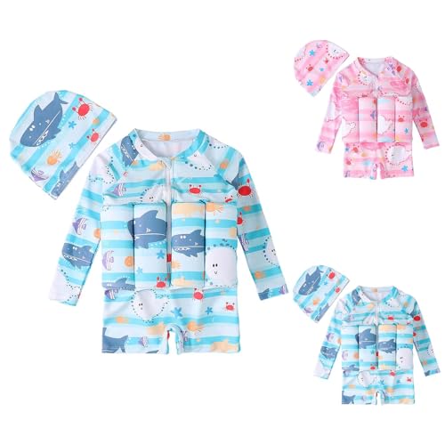 Bañador Enterizo para Niñas 2025 con Falda y Gorro de Natación Traje de Baño Una Pieza Secado Rápido Diseño Veraniego para Bebés y Niñas en Actividades Acuáticas