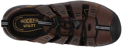 KEEN Utility Men's Atlanta 2 Cooler Plus Low Steel Toe Slip On Non Slip Work Shoes, Cascade Brown/Black, 14 Medium US | Image 4