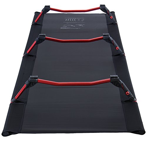 Alpidex Ultralight Camping Bed Can Hold up to 120 kg, Only 1,820 g Incl. Pack Sack, Floor Clearance 16 cm, Minimal Pack Size - Image 4