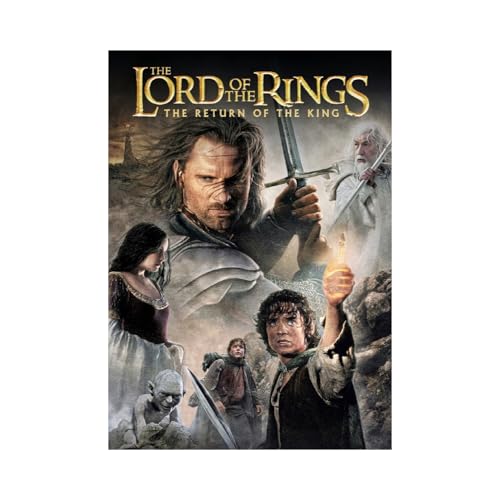 Image of BLINKART The Lord of the Rings(2003) Movie Poster 12x18 Inch | Unframed Wall Art Print on Premium 300 GSM Paper | Vintage Aesthetic Mid Century Film Decor for Bedroom, Living Room, Office