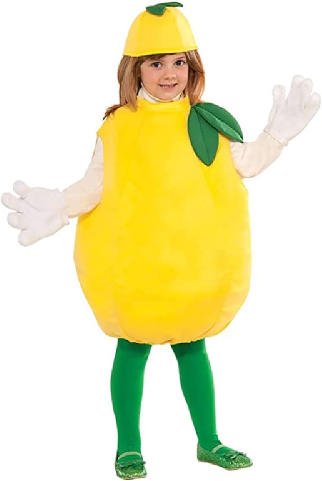 Quenny Yellow lemon costume,new children's one-piece,cosplay cute cartoon stage costume.