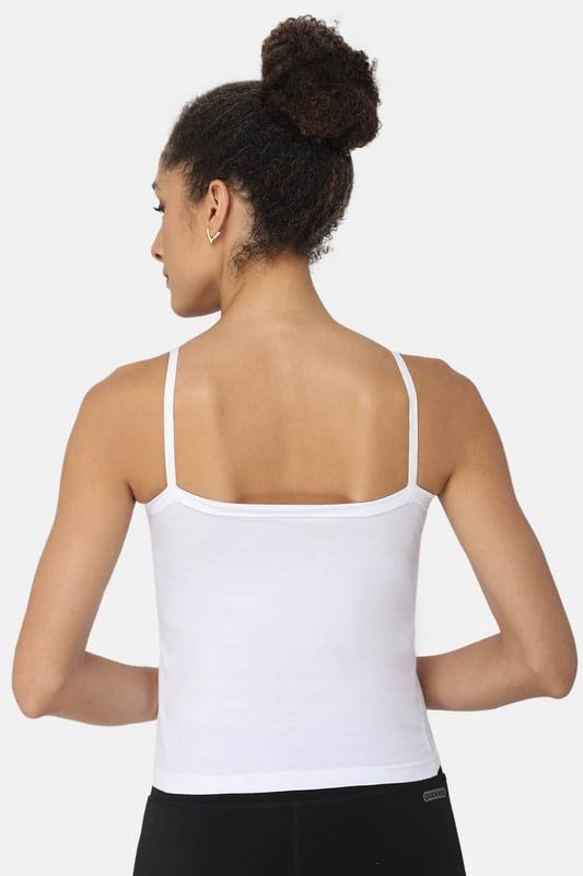 Image of Intimacy Cotton Camisole for Women with Adjustable Straps - Soft & Breathable Everyday Wear Slip for Women