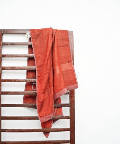 Image of Doctor Towels, World's First Banana Terry Bath Towel, 400 GSM | Dermatologist Tested for Sensitive Skin | 60 x 120 cm Towels for Bath Large Size | Clinically Tested to Help Reduce Acne - Coral