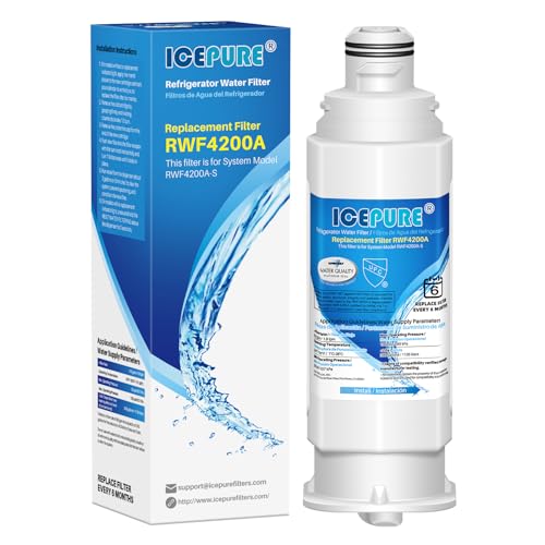 Image of ICEPURE DA97-17376B Refrigerator Water filter Compatible with Samsung DA97-17376B DA97-08006C HAF-QIN, HAF-QIN /EXP, RF23M8070SG, BRF425200AP, 1PACK