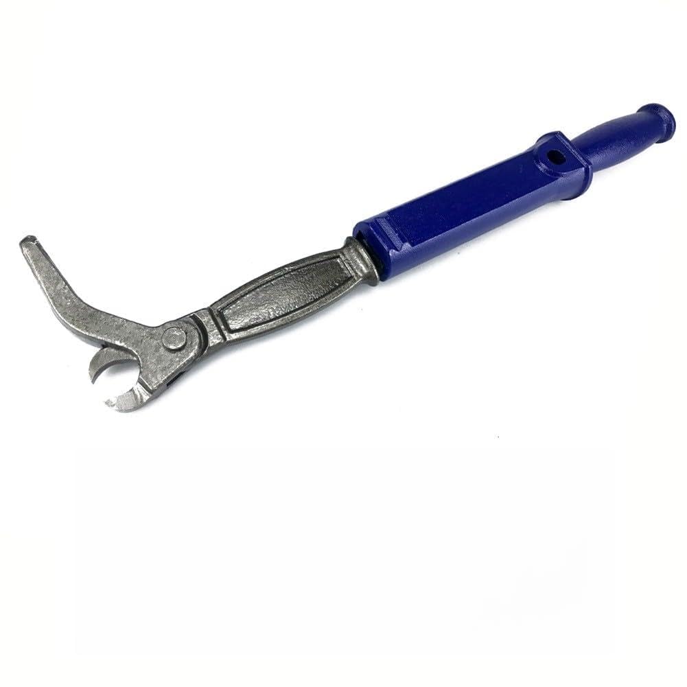 Extracteur d'ongles, extracteur d'agrafes, pince à joint coulissant, outil en acier au carbone pour ongles enfoncés profonds, réglable de 460 à 550 mm, bleu