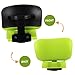 OFFSCH Thick Office Chair Head Pillow Black Clip Ergonomic Neck Support for Home Office Fit for Chairs