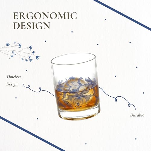 Verres Spode bleu style ancien le cadeau de crémaillère idéal en duo
