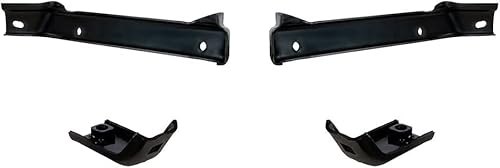 United Pacific Kit de soporte de parachoques delantero, compatible con Chevy 2WD Truck 1971-72