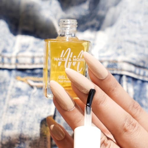 Image of Nails & More Argan Oil-Infused Gel Shine Nail Polish - Cuticle Oil | Strengthens & Nourishes Nail Cuticles | Long-Lasting, Non-Toxic, Vegan | 10ml