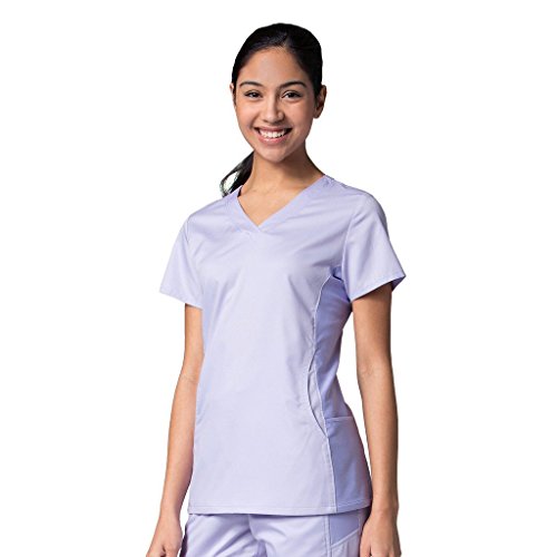 Maevn Women's EON Sporty Mesh Panel Top(Lavender, X-Large)