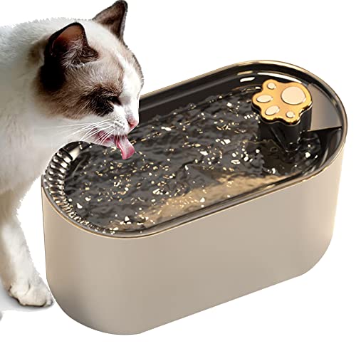 Fuente de agua automática para gatos 3L con luz LED