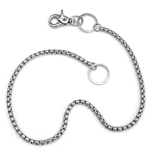 Preisvergleich Produktbild Bikerkette Panzerkette Schlüsselkette Hosenkette Gliederkette Edelstahl massiv (70 cm, 115g)