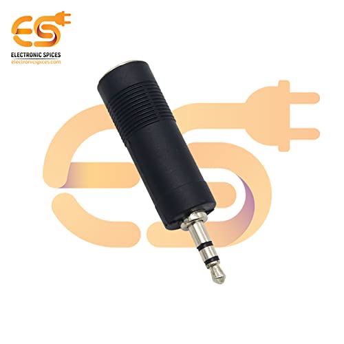 Image of Electronic Spices Mono 3.5mm male to 6.35mm female audio connectors pack of 20pcs