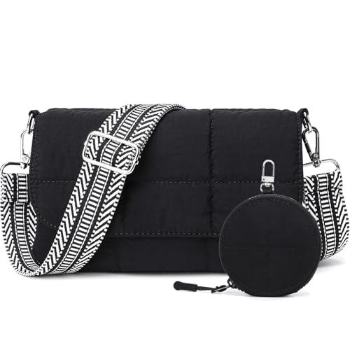 Image of JEEHAN Quilted Crossbody Bags for women Designer Shoulder Handbags Small Purse