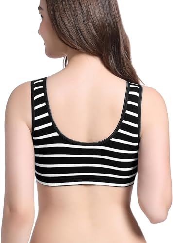 Image of CAKYE 4 Pack Nursing Bras for Breastfeeding Maternity Cotton Sleep Bralette